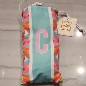 Mary Square Vibrant Tropical Beach Towel